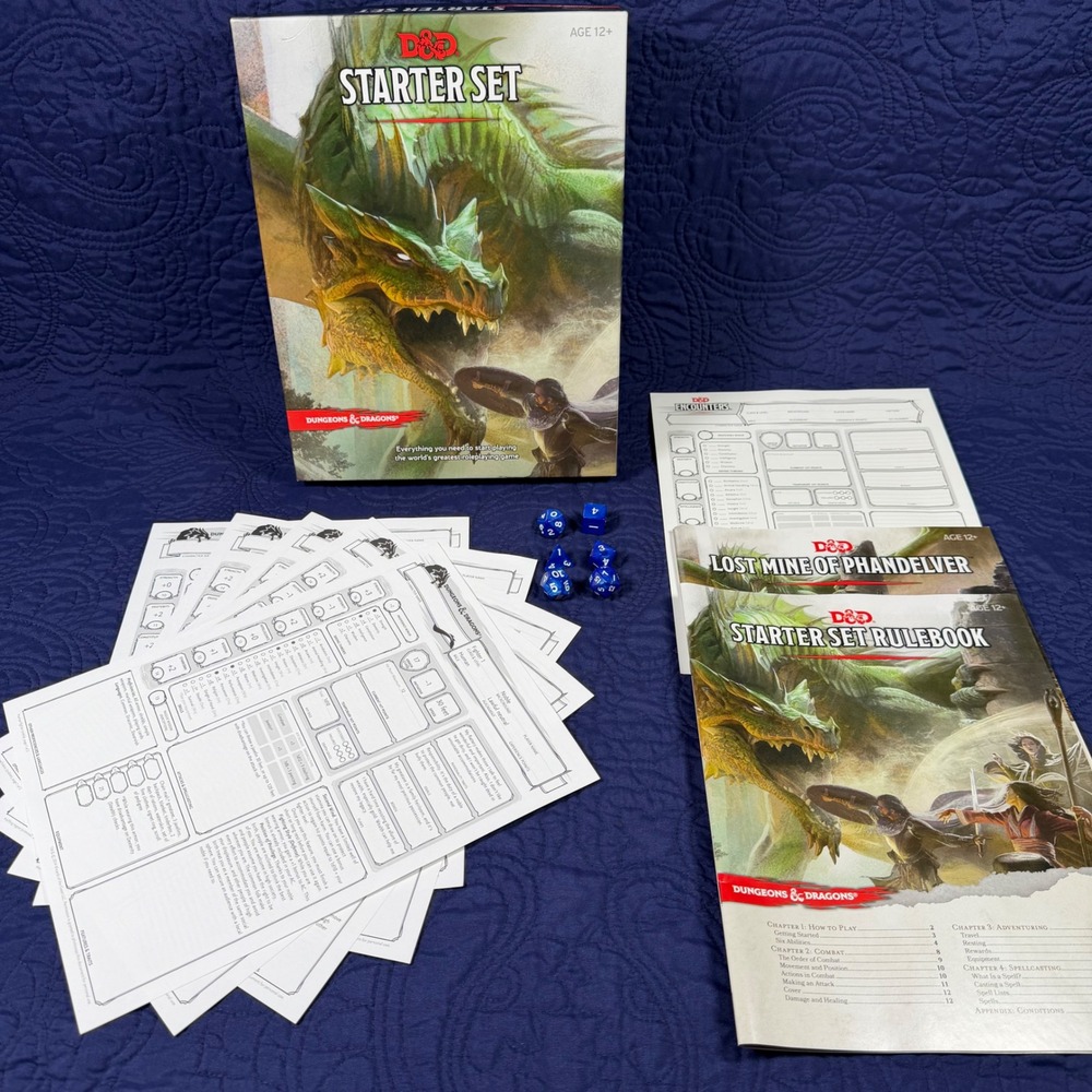 Dungeons & Dragons Starter Set 5th Edition Fantasy Game Complete Unused